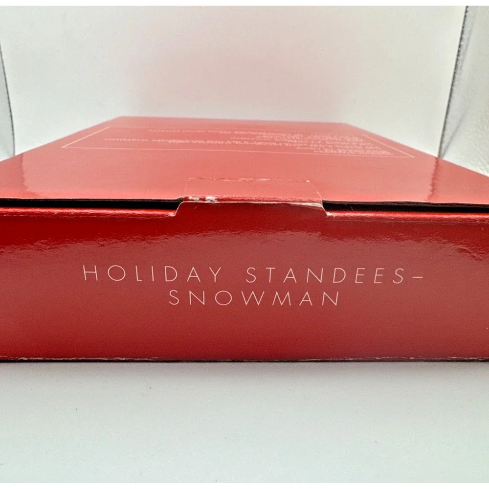 Avon Holiday Standees Snowman Figurine | 2004 Wooden Christmas Decor New‎ in Box